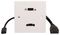 PSG3564 - 1 Gang Multimedia Wall Plate, HDMI 2.1 / USB-C