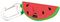 BQBMELOI - Novelty Power Bank Charger 2500mAh, Watermelon