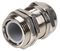 PP01448 - M-MA M25 Brass Nickel Plated Cable Gland 11-14mm Dia, 10 Pack