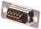 DHS-15P - 15 Pin Hi Density D-Sub Plug, Solder Bucket