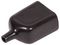 PVC BOOT, BLACK PK5 - Insulation Boot, IEC, 52mm Length, Black, 5 Pack