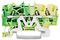 2002-1307 - 3 Conduct Ground Through Terminal Block, Push in Cage Clamp, 35mm DIN Rail Mount, 22AWG to 12AWG, 800V, 24A, Green