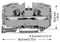 2016-1201 - 2 Conduct Through Terminal Block, Push in Cage Clamp, 35mm DIN Rail Mount, 20AWG to 4AWG, 800V, 76A, Grey