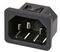 6100.4215 - IEC C14 Inlet, Snap-In, 4.8mm Tab, 1.5mm
