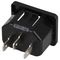 6100.4215 - IEC C14 Inlet, Snap-In, 4.8mm Tab, 1.5mm