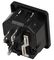 6200.4215 - Fused C14 Inlet, Snap-In, 4.8mm, 1.5mm