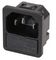 6200.4220 - Fused C14 Inlet, Snap-In, 4.8mm Tab, 2mm