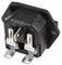 6220.2300 - Fused C14 Inlet, Screw, 6.3mm Tab