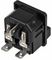 6220.5315 - Fused C14 Inlet, Snap-In, 6.3mm, 1.5mm