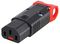 PA130100BK - Lock+ Locking IEC C13 Socket, Rewireable