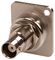CP30118 - 50 ohm BNC Feedthrough Panel Mount Connector, Silver Metal XLR Frame