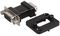 NADB15FF-B - 15 Pin Hi Density, D-Sub Socket to Socket Panel Mount Feedthrough Adaptor, Black Metal D-Shape Housing