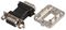 NADB9MF - 9 Pin D-Sub Plug to Socket Panel Mount Feedthrough Adaptor, Silver Metal D-Shape Housing
