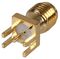 CON-SMA-EDGE-SRP - 50 Ohm SMA Reverse Polarity Socket, PCB Edge Mounting, Small Footprint - Gold Plating