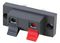 PSG08614 - 2-Pole Push Terminals, Loudspeakers, Panel Mount