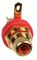 PSG08615 - RCA Phono Socket, Chassis Mount, Gold Plated, Red