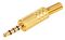 PSG08631 - 3.5mm 4-Pole Jack Plug, Gold