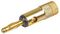 PSG08684 - 4mm Gold Plated Banana Plug, Black
