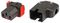 PA130100RBK - Lock+ Locking IEC C13 Socket, Rewireable, Right (& Left)