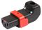 PA130100DBK - Lock+ Locking IEC C13 Socket, Rewireable, Up/Down