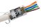85-369 - RJ45 Feed-Thru Plugs, Cat6, 8P8C, XL Cables, Shielded Pack of 50