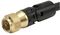 15-026-D6-CA - Brass F Type Plug, 75 Ohm