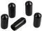 101-135 - Black PVC Protective Dust Covers / Caps, 6.5x18mm