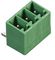 MC000089 - 3.5mm Pluggable Terminal Block Header, 3 Way, Right Angle, 12A