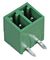 MC000128 - 3.81m Pluggable Terminal Block Header, 2 Way, Right Angle, 12A