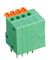 MC000003 - 2.54mm PCB Terminal Block, 4 Way, 26AWG to 20AWG, Push In