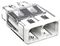 2773-402 - 2 Way PUSH WIRE® splice connector, 12AWG - 20AWG, 4mm, White