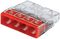 2773-404 - 4 Way PUSH WIRE® Splice Connector, 12AWG - 20AWG, 4mm, Red