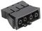 PM4BKF - 250V AC / 400V AC, 20A 4 Pole Locking Panel Mount Socket Outlet