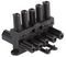 1IN25BK - 250V AC / 400V AC 20A 5 Pole 1 In and 2 Out Distributor