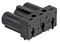 PCB3BKMH - 250V AC / 400V AC, 16A, 3 Pole PCB Horizontal Lighting Connector Plug