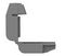 207-1331 - Gel Box for 221 Series / 2273 Series Connectors, Grey, 4mm, Size 1