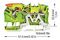 2102-5207 - 2 Conductor Ground Terminal Block  Lever Push Button Cage Clamp, 35mm DIN Rail, 22AWG to 12AWG, Green