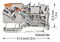 2102-1201 - 2 Conductor Through Terminal Block Lever, Push In Cage Clamp, 35mm DIN Rail, 800V, 24A, 22AWG to 12AWG, Grey