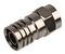 PROCON12 - Crimp On F Connector, Black Nickel Plated, 75 Ohm