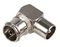 PROCON40 - Coax Plug to Coax Socket Adaptor, Right Angle, 75 Ohm