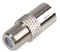 PROCON42 - F Connector Socket to IEC Coax Socket, 75 Ohm