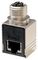SGM1290 - M12 to RJ45 Cat6a STP Adaptor, 90 Degrees