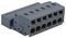 231-606 - Pluggable Terminal Plug Connector with CAGE CLAMP Actuation, 6 way, 5mm pitch, Grey