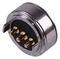 685A03222011D1E - 3 Pole Magnetic Pogo Connector, Flush Round Plug