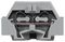 261-301 - 2 Conductor Terminal Block, Cage Clamp, 28AWG to 14AWG, 24A