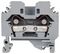 282-101 - 2 Conduct Through Terminal Block, 35mm DIN Rail Mount, 10AWG to 24AWG, 41A, 800V