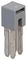 282-402 - DIN Rail Terminal Block Insulated Jumper