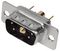 MHCDD5W1P4 - 5W1 Combination Power and Signal D Sub Plug, Vertical Solder Pins, 40A