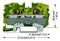 2010-1207 - 2 Conduct Ground Through Terminal Block, Push in Cage Clamp, 35mm DIN Mount Rail, 20AWG to 6AWG, 800V, 57A, Green