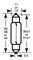 R2395 - 12V 5W S8.5 Car Festoon Bulb, 11x38mm